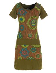 Vishes Sommerkleid Kurzarm Damen Sommer-Kleid Mini-Kleid günstig online kaufen