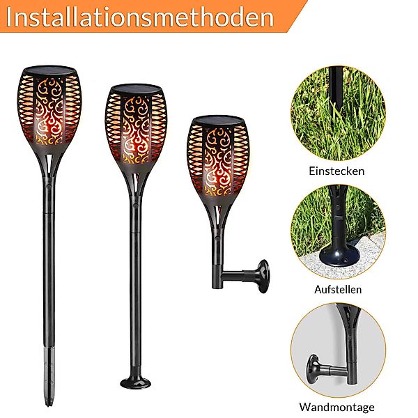 monzana LED Solarleuchte, 2er Set, 2er günstig online kaufen