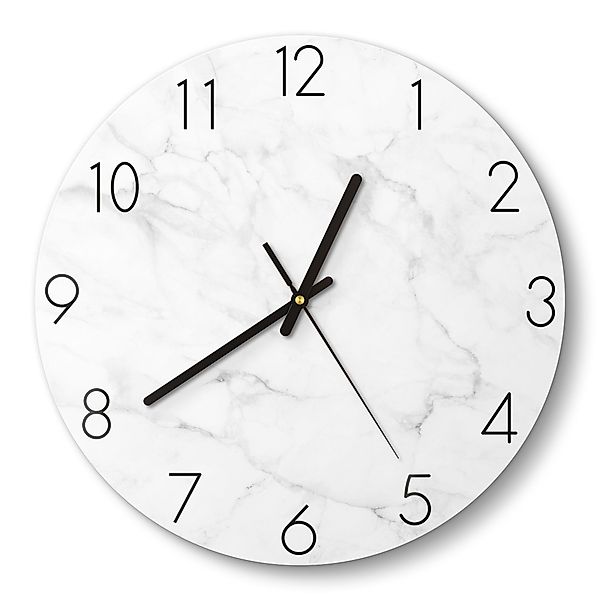 DEQORI Wanduhr 'Marmorplatte im Detail' (Glas günstig online kaufen