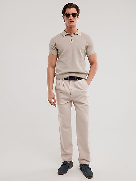 BIG STAR Poloshirt POLONEZZO beige günstig online kaufen