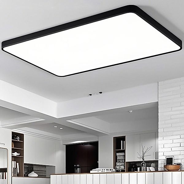 Masbekte Deckenleuchte 60*40cm LED Deckenlampe, Stufenlos günstig online kaufen