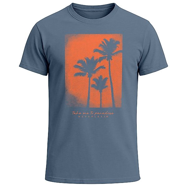 Neverless Print-Shirt Herren T-Shirt Palmen Fotoprint günstig online kaufen