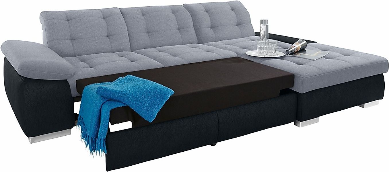 sit&more "Ontario L-Form" XXL, wahlweise mit Bettfunktion günstig online kaufen