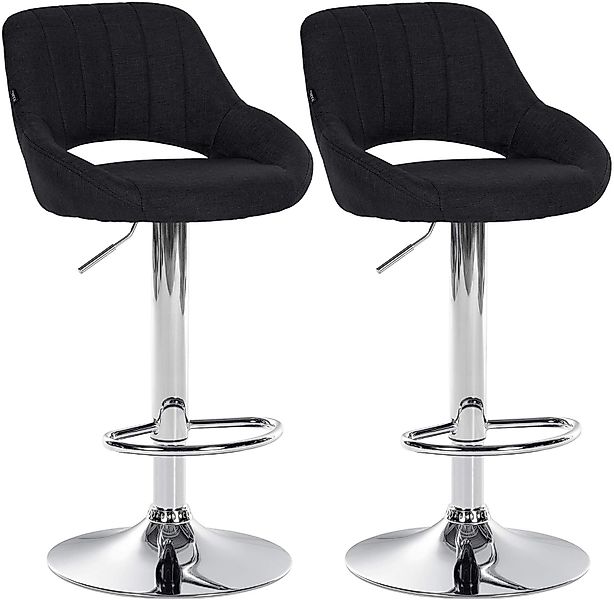 CLP Barhocker Milet Stoff (2er Set, günstig online kaufen