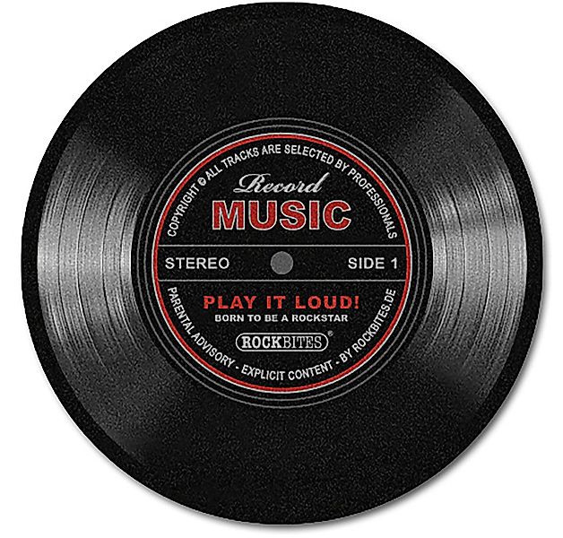 Close Up Fußmatte Record Music Teppich günstig online kaufen