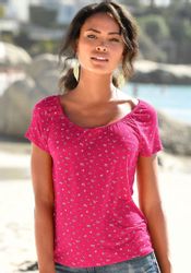 LASCANA Kurzarmshirt (2er-Pack) mit leicht gerafftem günstig online kaufen