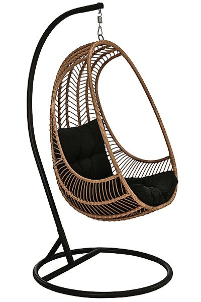 Dehner Gartenlounge-Set Geflecht-Hängesessel Venezia, 197 x günstig online kaufen