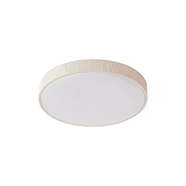 Lindby LED Deckenleuchte Zylo 10041632 in Creme 1-flammig Wohnzimmerleuchte günstig online kaufen