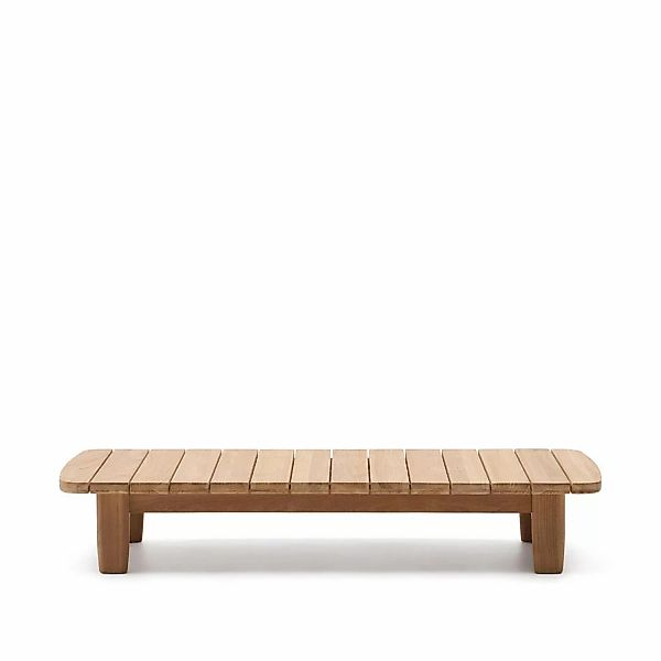 Natur24 Couchtisch Tirant 140 x 26 x 70 cm Teakholz günstig online kaufen