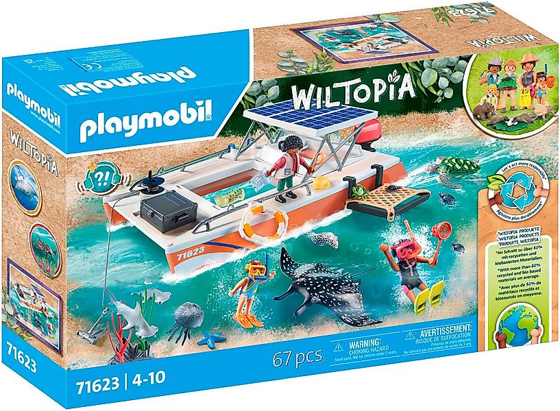Playmobil® Korallenriff Plattform (71623), Wiltopia Konstruktions-Spielset, günstig online kaufen