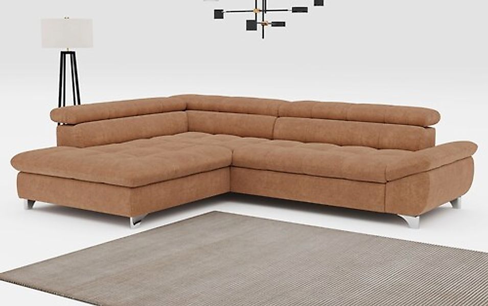 COTTA Ecksofa »Gemini L-Form«, mit Kopfverstellung, optional mit Schlaffunk günstig online kaufen