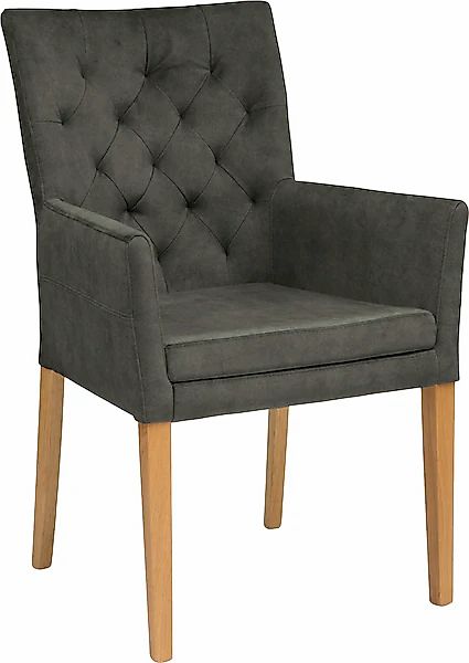 Home affaire Esszimmerstuhl »Colorado BESTSELLER«, Samtvelours, mit Massivh günstig online kaufen