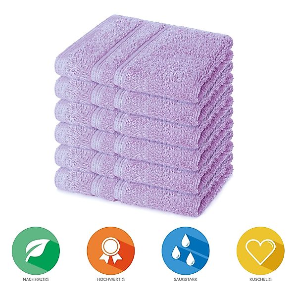 Lavea Handtuch Set Bio-Baumwoll Serie Bali, günstig online kaufen