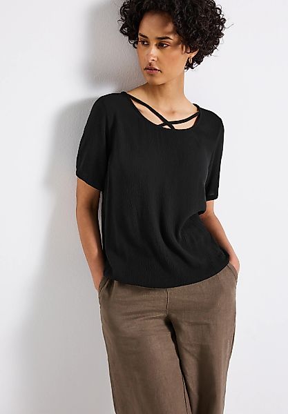 STREET ONE Shirtbluse, mit Bänderdetail günstig online kaufen
