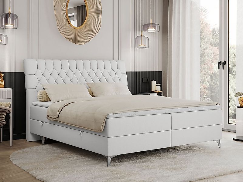 MKS MÖBEL Boxspringbett MILEN (Set, Packung, Topper T25, zwei Bettkästen, T günstig online kaufen