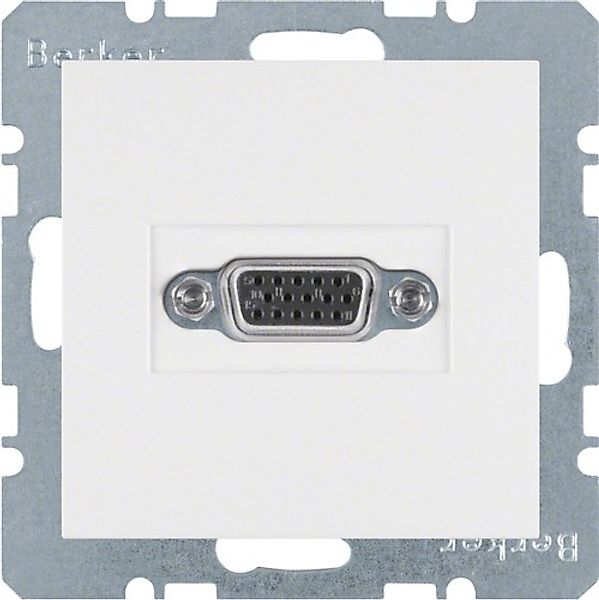 Berker Steckdose VGA polarweiß glänzend 3315408989 - 3315408989 günstig online kaufen