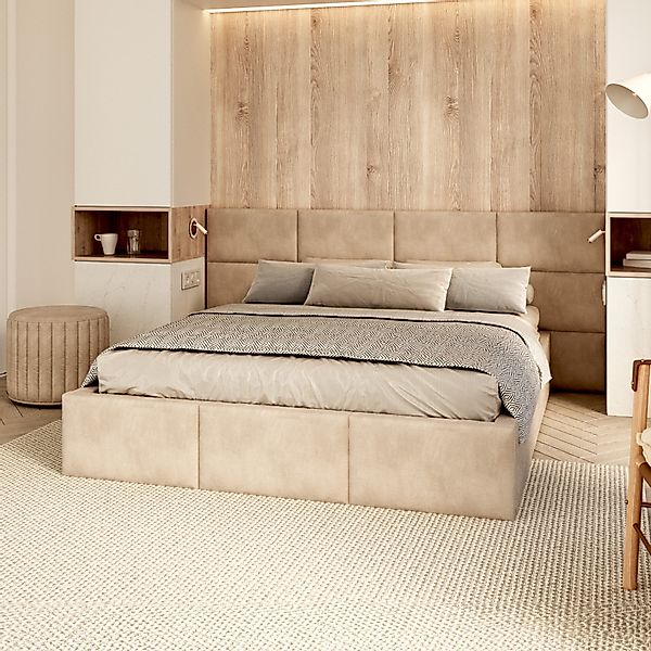 FDM Polsterbett DORIS Bettgestell 90x200, 120x200, günstig online kaufen