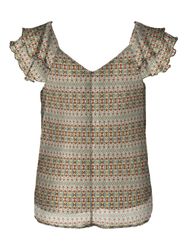 ONLY Blusenshirt ONLASTA LIFE CAPSLEEVE V-NECK günstig online kaufen