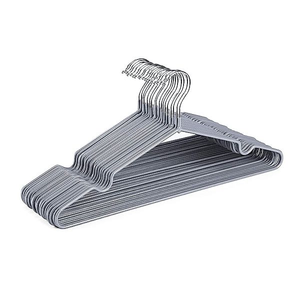 House Day Kleiderbügel Gummibeschichtet Metall Kleiderbügel, günstig online kaufen
