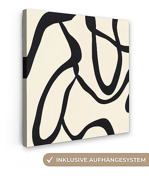 OneMillionCanvasses® Leinwandbild Abstrakt - Linien - Modern - Beige, Fotod günstig online kaufen