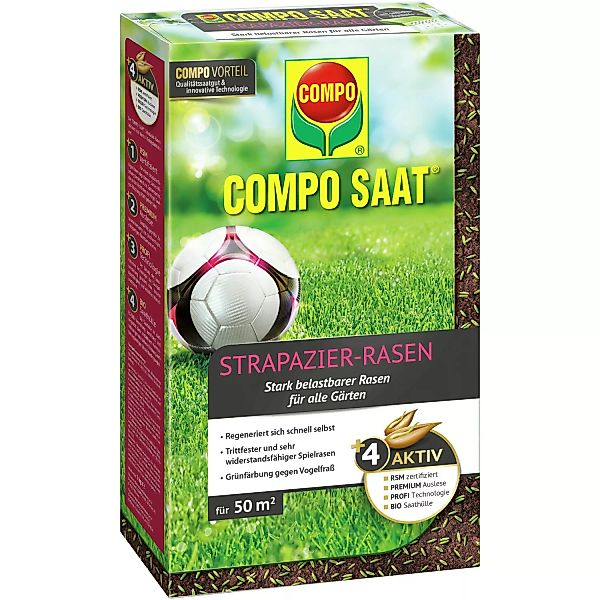 Compo Saat Strapazier-Rasen 1 kg günstig online kaufen