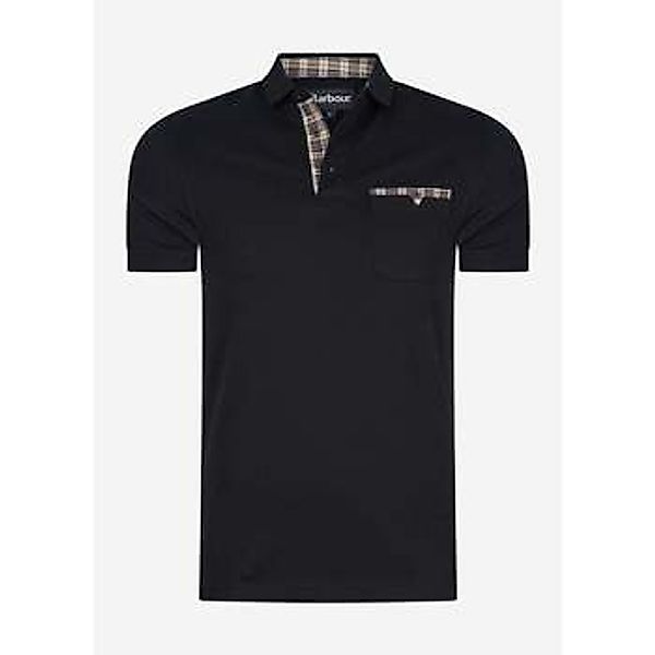 Barbour  T-Shirts & Poloshirts Corpatch polo - black günstig online kaufen