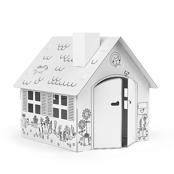 FOLDZILLA Spielhaus XXL Spielhaus Gartenhaus zum günstig online kaufen