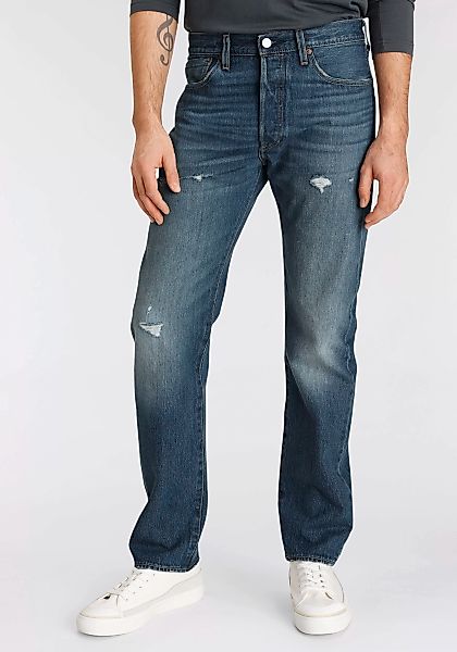 Levis Destroyed-Jeans "501 VIS ORIG", mit Markenlabel günstig online kaufen