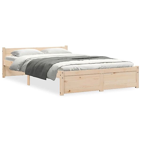 vidaXL Massivholzbett 120x190 cm 815014 günstig online kaufen