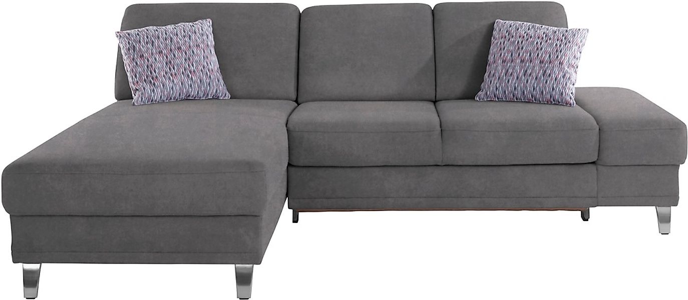 sit&more Ecksofa »Clio L-Form«, wahlweise mit Bettfunktion oder Vorziehsitz günstig online kaufen