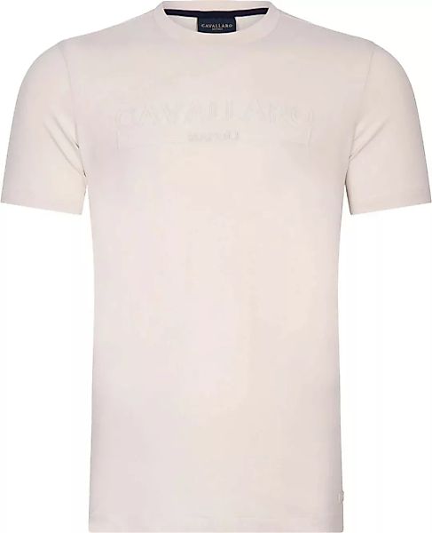 Cavallaro Beciano T-Shirt Logo Ecru - Größe 3XL günstig online kaufen