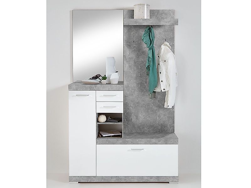 FMD Möbel Kompaktgarderobe 120 x 193,5 günstig online kaufen