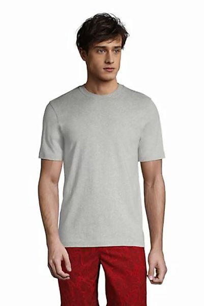 Super-T Kurzarm-Shirt, Modern Fit, Herren, Größe: M Normal, Grau, Jersey, b günstig online kaufen