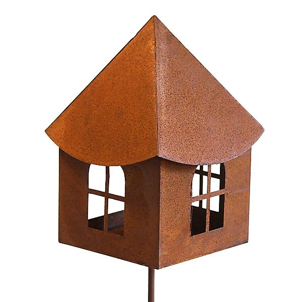 UNUS GARDEN Gartenstecker Roststecker Beetstecker Haus günstig online kaufen