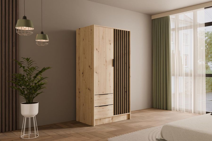 ALTDECOR Drehtürenschrank NELIA (Kleiderschrank Garderobenschrank mit günstig online kaufen