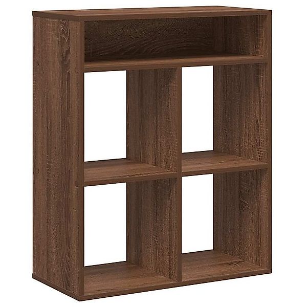 vidaXL Bücherregal Bücherregal Braun Eichen-Optik 66x31x80 cm Holzwerkstoff günstig online kaufen