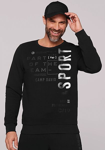 CAMP DAVID Sweatshirt, mit Schriftzügen günstig online kaufen