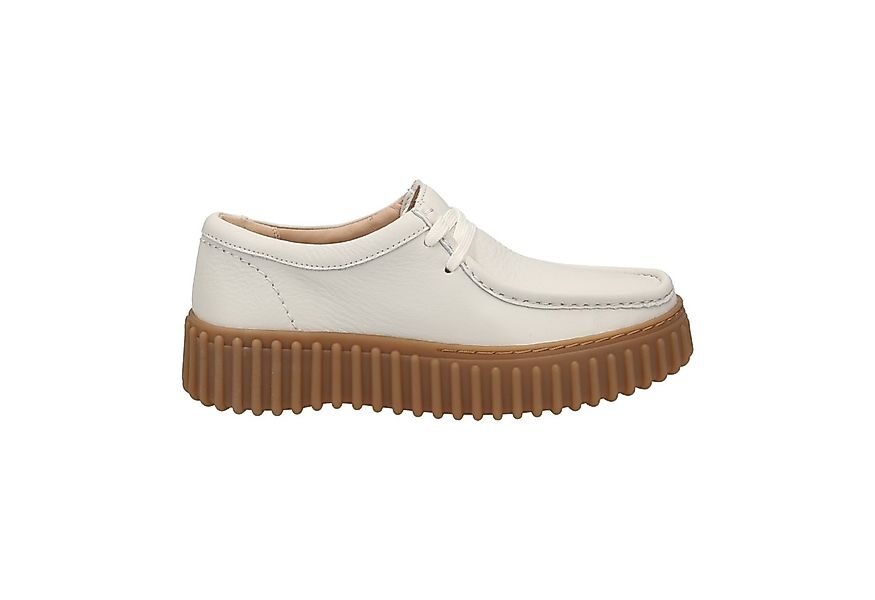 Clarks Clarks Torhill Bee Off White 26172085 4, Schnürschuhe, Weiß, Damen S günstig online kaufen