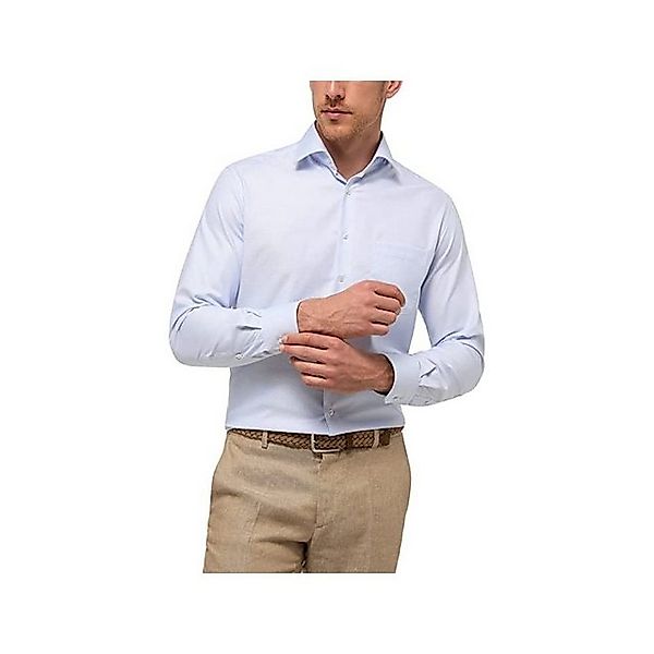 Eterna Langarmhemd blau regular fit (1-tlg) günstig online kaufen