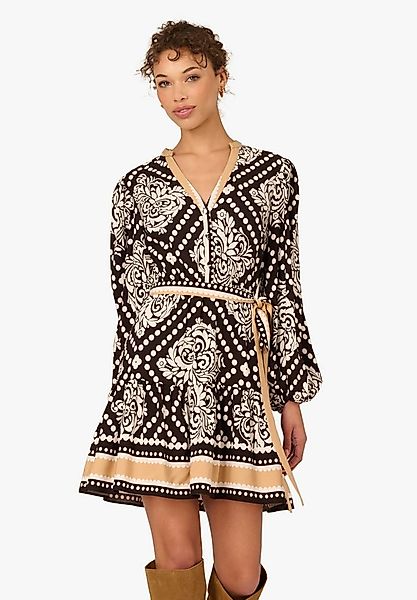 Adrianna Papell Sommerkleid Printed Short Dress Bohemian-Kleid mit volantve günstig online kaufen