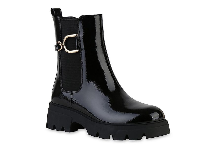 VAN HILL 841445 Stiefelette Damen Leicht Gefüttert Klassische Stiefeletten günstig online kaufen