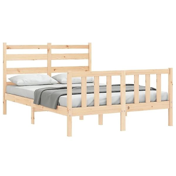 vidaXL Massivholzbett ohne Matratze 120x200 cm Kiefernholz 3192031 günstig online kaufen