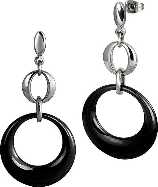 Amello Paar Ohrhänger Amello Ohrringe Edelstahl Keramik (Ohrhänger), Damen günstig online kaufen