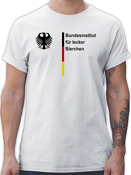 Shirtracer T-Shirt Bundesinstitut für lecker Bierchen, günstig online kaufen
