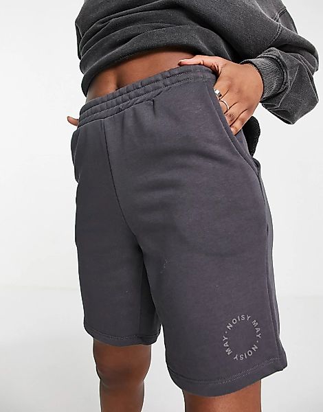 Noisy May – Lupa – Sweat-Shorts in dunklem Anthrazit-Grau günstig online kaufen
