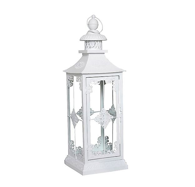 Grafelstein Kerzenlaterne Laterne CHALET weiß shabby chic H56cm - MITTEL günstig online kaufen
