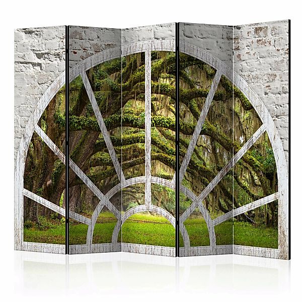 5-teiliges Paravent - Window To Secret Forest Ii [room Dividers] günstig online kaufen