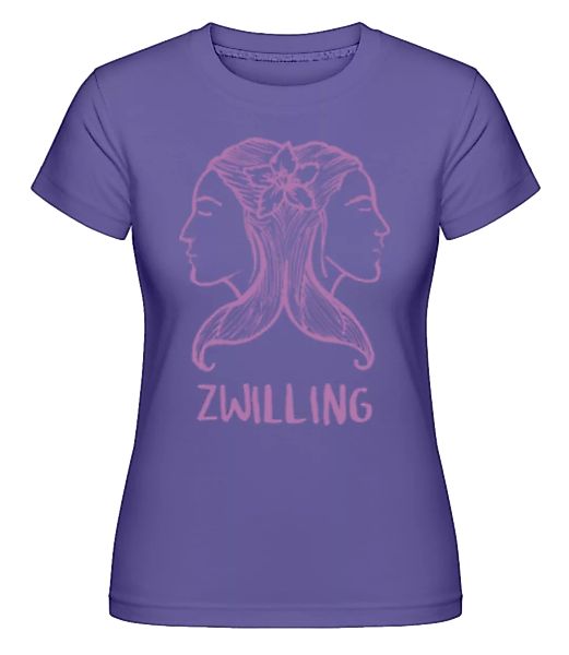 Kritzel Stil Sternzeichen Zwilling · Shirtinator Frauen T-Shirt günstig online kaufen