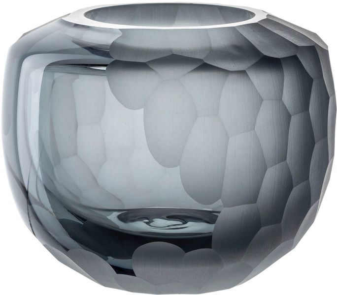 LEONARDO Tischvase »Dekovase BELLAGIO« aus Glas, anthrazitfarben, handgefer günstig online kaufen