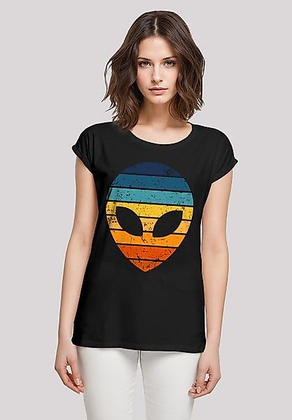 F4NT4STIC T-Shirt Alien Sonnenuntergang Retro Premium Qualität günstig online kaufen